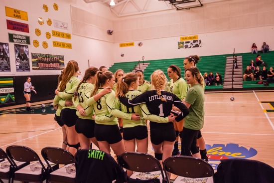 10-10-2015 LM Women's Varsity Volleyball v Kings
